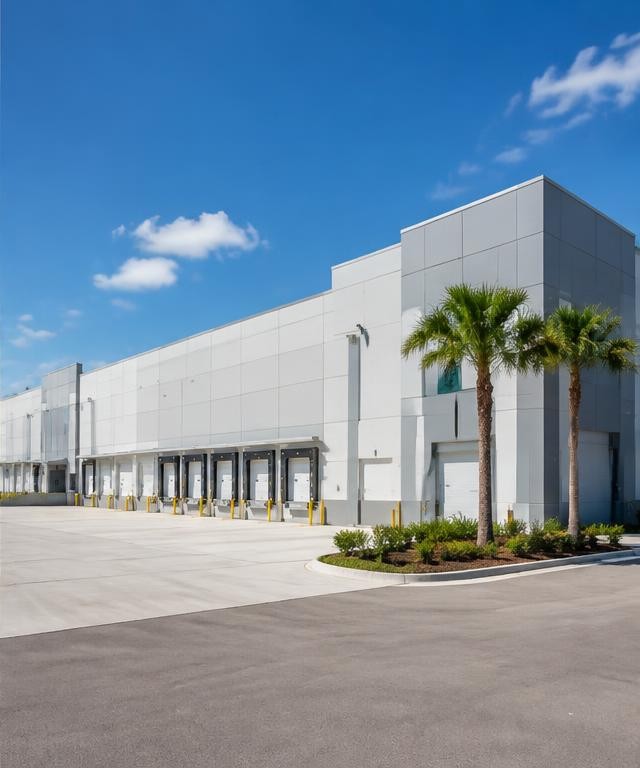 Illustrative industrial architecture in a Florida setting